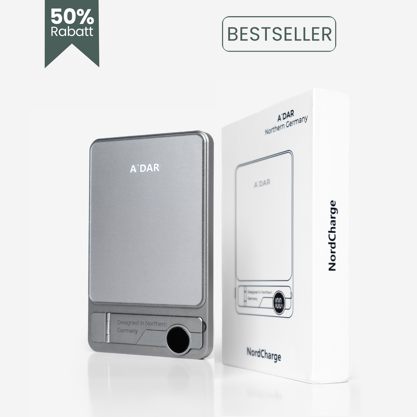 NordCharge MAX - Magnetische PowerBank(10.000mAh, Slim)