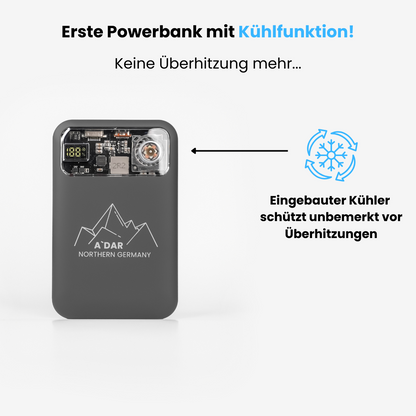 IceCharge - Magnetische PowerBank +  integrierte Kühlung