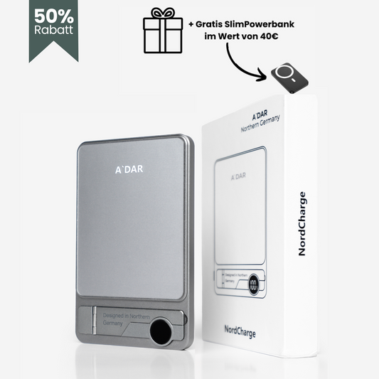 NordCharge MAX - Magnetische PowerBank(10.000mAh, Slim) + SlimCharge